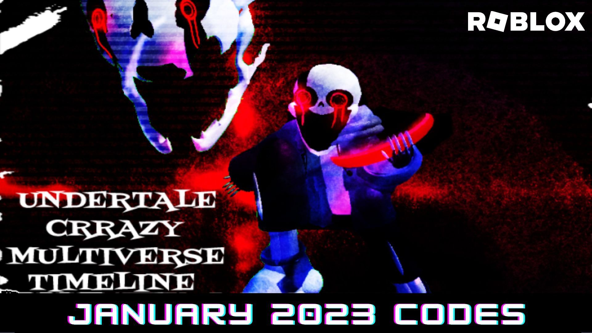 Roblox Undertale Crazy Multiverse Timeline Codes for January 2023